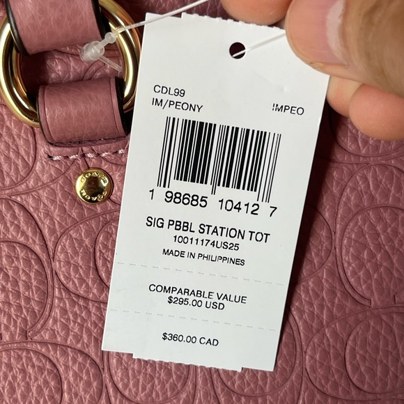 ✅Coach Station Tote Bag In Signature Leather - Picture 8 of 13